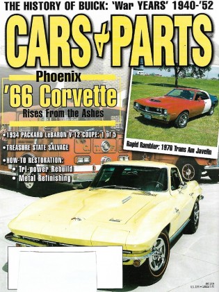 CARS & PARTS 2004 MAY - '66 CORVETTE, '34 PACKARD LEBARON V-12, '70 JAVELIN